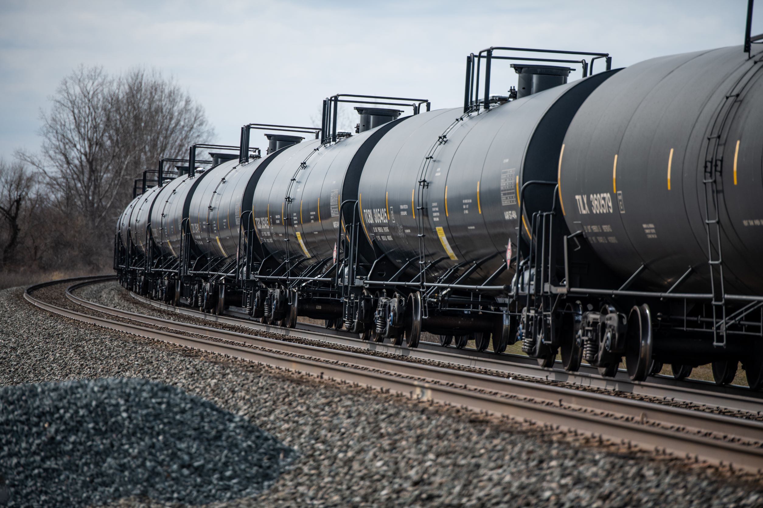 line of railcars, acetylene black, fumed silica, polybutene